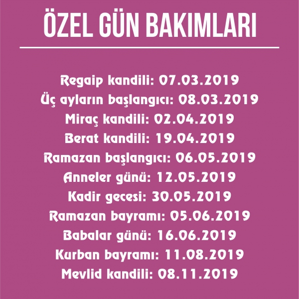Özel Gün Mezar Bakımları